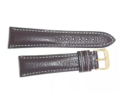 RIOS1931 Genuine Buffalo Leather Watch Band Strap 22 Mm Brown Mocha  Montana   • $22.39