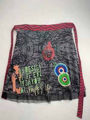Desigual Womens Hippie Patchwork Skirt Size Small • $24.95