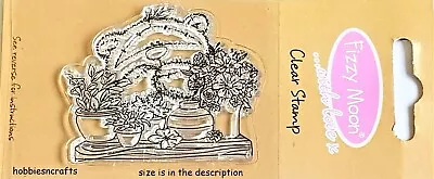 £1.79 • Buy FLOWER POTS FZCS003 Dovecraft Fizzy Moon Small Clear Cling Stamps