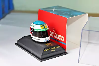Minichamps 1:8 F1 Formula One Driver Helmet - Michael Schumacher 1991 510391119 • $12.42