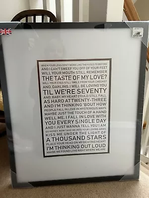 Ed Sheeran Lyrics Poster • £0.99