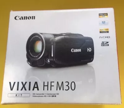 Canon VIXIA HFM 30 Camcorder - Black Includes Soft Case • $124.99