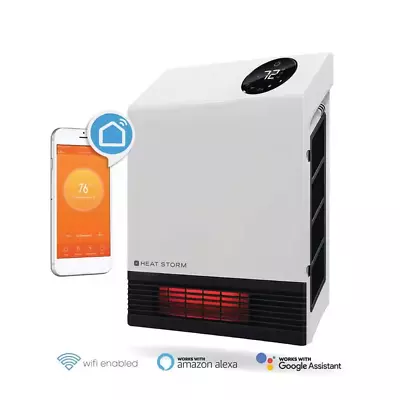 Smart Heater WiFi Indoor Wall Mount Infrared Space Warmer Automatic Exchanger • $138.56