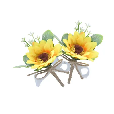 Decorative Brooch Sunflower Alloy Brooch Wedding Dress Brooch • £5.19