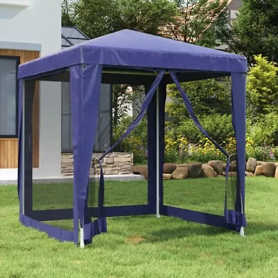 Party Tent With 4 Mesh Sidewalls Pavilion Gazebo 2x2 M VidaXL • $112.23