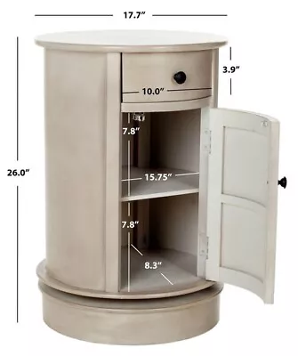 Safavieh Tabitha Swivel Accent Table Reduced Price 2172727620 AMH5712A • $122