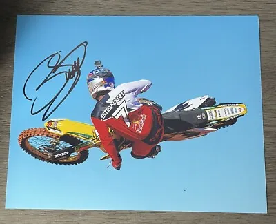James Bubba Stewart Autographed Photo Professional Motocross Racer • $55.99