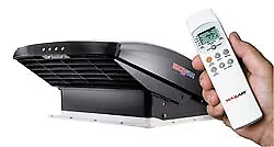 MaxxFan MaxxAir RV Camper Roof Vent Ventilator Smoke Lid W/Remote 00-07500k • $309.09