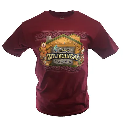 Men's Disney World T-shirt Wilderness Lodge Mickey And Friends Cabin Family Fun • $16.99