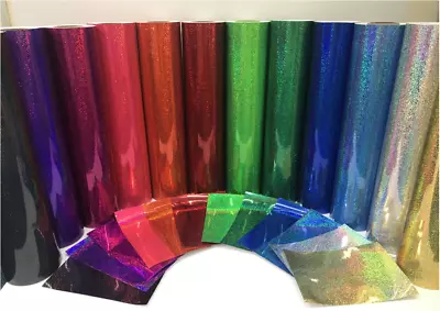 20% OFF Holographic Glitter Effect Self Adhesive Vinyl Sign Making Vinyl Film* • £6