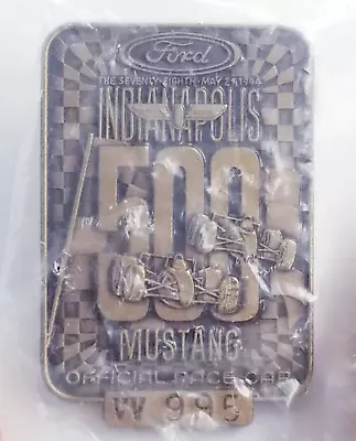 Vintage 1994 Ford Mustang Indy Indianapolis 500 Pace Car Bronze Pit Badge Pass  • $59