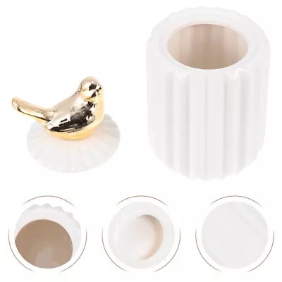  Ceramic Airtight Jar Ceramics Mini Storage Jars Decor For Home • £15.15