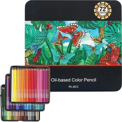 72 Coloring Pencils Set Quality Coloring Pencils For Kid Beginners • £7