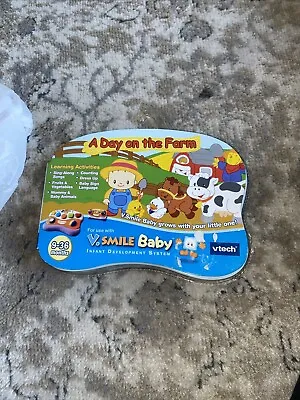 Vtech V-Smile Baby Smartridge Game - A Day On The Farm 9-36 Months NEW • $4.99