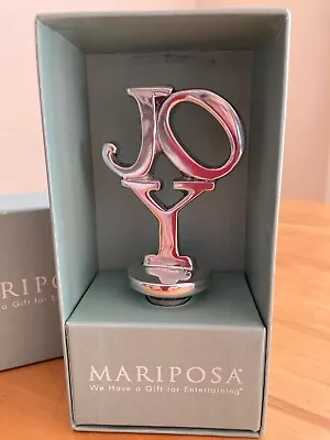 Mariposa JOY Bottle Stopper Wine Celebrate New In Box • $29