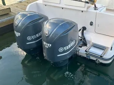 2008 Yamaha 350hp Twin 25” Outboard Motor Set • $16000