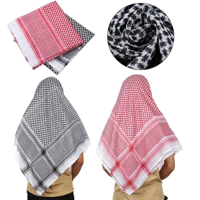 £9.55 • Buy Palestine Bandana Arab Kafiya Keffiyeh Muslim Shemagh Scarf Arabic Turban Hijab