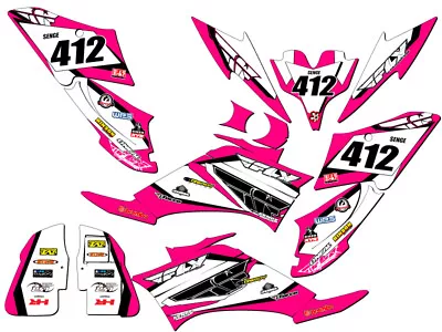 All Years RAPTOR 250 13 FLY Pink Senge Graphics Kit Compatible With Yamaha • $139.99