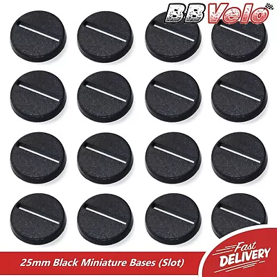 25mm Round Bases Slot Miniature Models Wargaming Warhammer 40K Games Workshop • £2.49