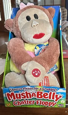 Mushabelly Chatter Floppy Monkey Plush Stuffed Animal Kids Toy - Brand New 2006 • $11