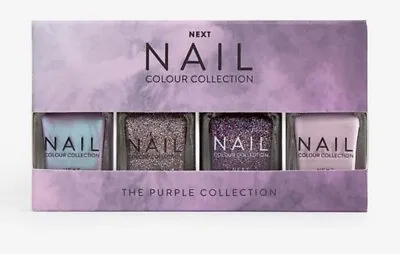 Next Set Of 4 Nail Polish- 12ml X4. The Purple Collection. New. Packed. • £16.90