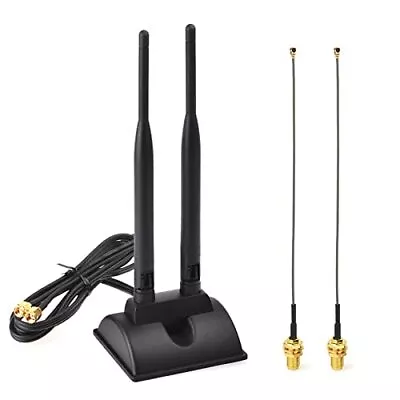 2.4GHz 5GHz Dual Band WiFi Antenna RP-SMA Male Antenna + IPEX U.FL To RP-SMA ... • $26.82