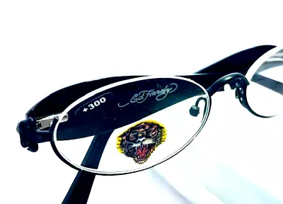 Ed Hardy Vintage Tattoo Reading Glasses Las Vegas W Swarovski Crystals $279 • $55.80