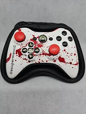 Evil Controllers Xbox 360 Controller Red & White Custom Controller With Case • $69.99