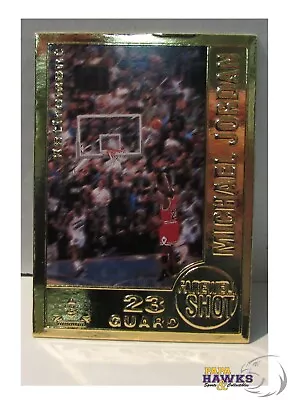 1999 Upper Deck Michael Jordan 22Kt Gold Retirement Card - 7061 - 9923 Made • $15