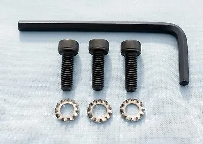 LINN TONE ARM FIXING BOLTS & LOCKING WASHERS X 3 FOR LVV LVX ITTOCK EKOS Etc  • £5.75