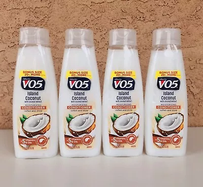 4pk V05 Vo5 Island Coconut Moisturizing Conditioner Soften 15oz • $22