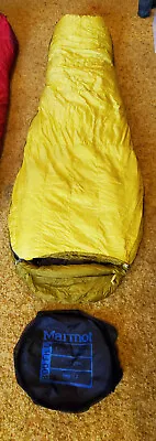 Marmot Col Membrane -20 F Sleeping Bag - Excellent Condition Regular 800 Fill • $475