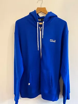 Ralph Lauren Polo Sport Zip Up Hoodie Blue Size Xl • £7.50