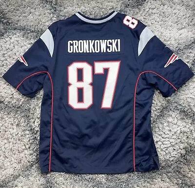 New England Patriots Rob Gronkowski Jersey #87 Nike On Field NFL Men’s Size XL • $44.99