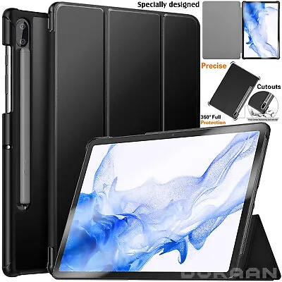 Tablet Case For Samsung Galaxy Tab S8 11 2022 Leather Magnetic Smart Stand Cover • £9.99