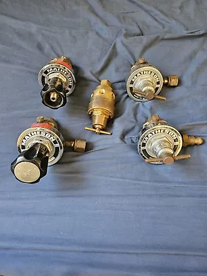 5 Pieces Matheson Gas Regulator NO Gauges - Lot Of 5 - Made In USA - Work Great • $49.99