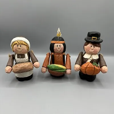 Midwest Of Cannon Falls Eddie Walker Thanksgiving Pilgrim Indian Figures • $50