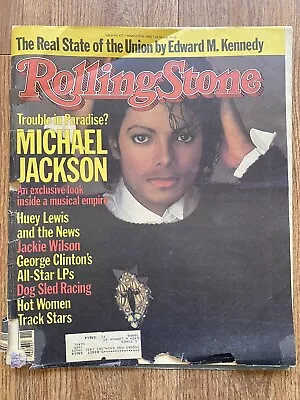 Vintage Rolling Stone Magazine - March 15 1984 - Michael Jackson • Huey Lewis • $3.25