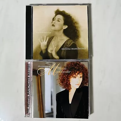 Melissa Manchester - Lot Of 2 CDs - The Essence Of - If My Heart Had Wings -  RE • $10.62