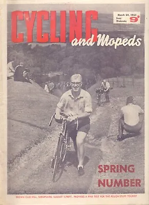 Vintage Cycling And Mopeds Spring Number  20-3-1963 MD • $6.84