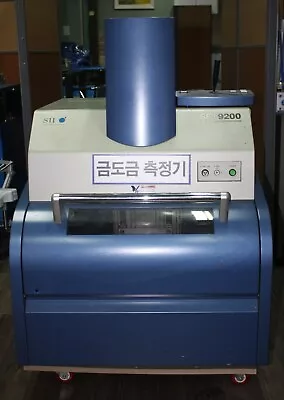 $14900 • Buy Seiko  SFT9200 Series Fluorescent X-ray Coating Thickness Gaug