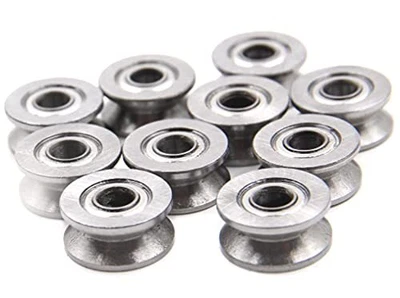 $14.61 • Buy Chiloskit 20pcs 1.5mm Deep Metal V Groove Guide Pulley Bearing Wheel Rail Bal...