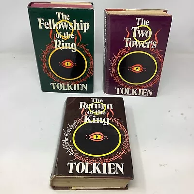The Lord Of The Rings Triliogy Revised 2nd Edition 1980s H/B Set J.R.R. Tolkien • £39.99