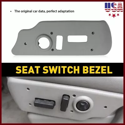 Power Seat Switch Bezel Trim Panel Gray Driver Side For Chevy GMC Escalade • $20.99