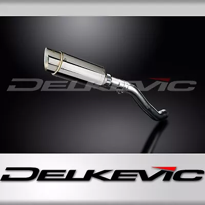 Kawasaki Z750 2004-2006 Delkevic Slip On 8  Round Stainless Exhaust Muffler Kit • $294.99