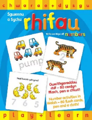 Chwarae A Dysgu: Sgwennu A Sychu - Rhifau / Play And Learn: Write On Wipe Off -  • £5.99