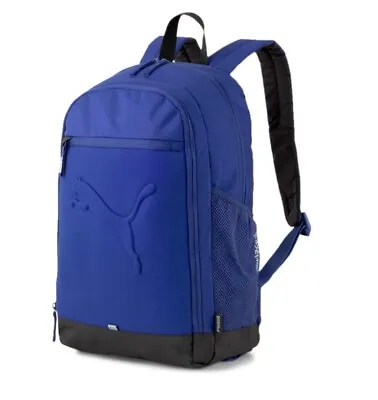 $48.98 • Buy Puma Cat Buzz 26L Backpack School Uni Work Laptop Bag Gym Medium Blue