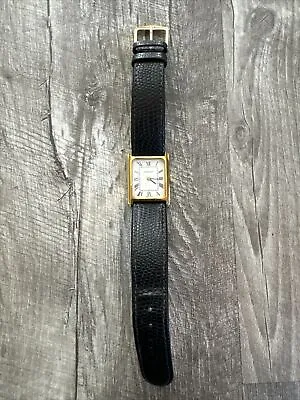 Vintage Rare Movado Zenith Gold Plated Rectangle Tank Watch 1970s? READ • $199.99