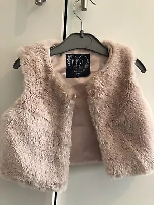 Baby Girl Fur Gilet • £3