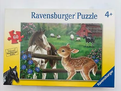 Ravensburger Jigsaw Puzzle 60 Pieces  New Neighbors  Pony And Fawn 2017 • $12.99